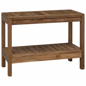 vidaXL Bočn&yacute; stol&iacute;k do k&uacute;peľne s &uacute;ložiskom Pr&iacute;rodn&aacute; 60 x 30 x 45 cm