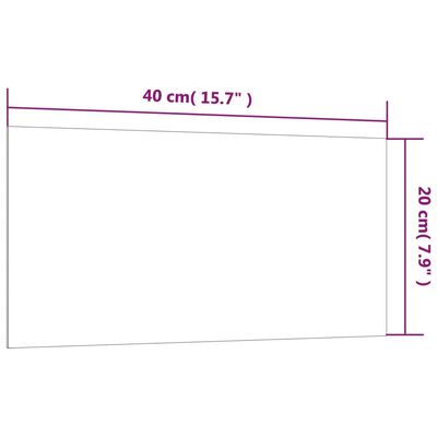 vidaXL Nástenná magnetická tabuľa čierna 40x20 cm tvrdené sklo
