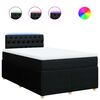 vidaXL Boxspring posteľ s matracom čierny 120x200 cm l&aacute;tka