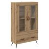 vidaXL Highboard Remeseln&yacute; dub 69,5 x 31 x 115 cm