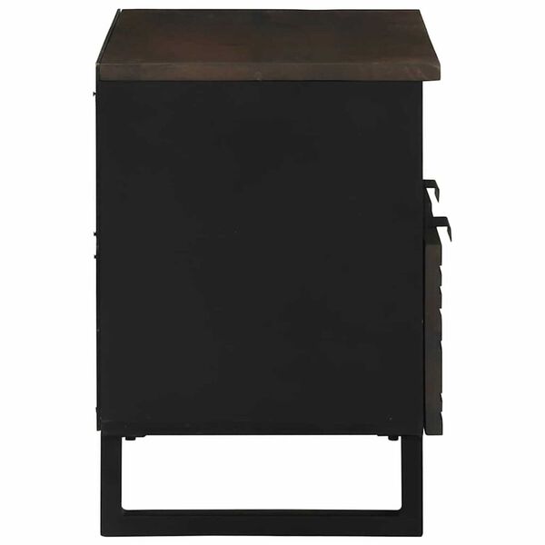 vidaXL TV jednotky so zásuvkou Orech 70 x 33 x 46 cm Kompozitné drevo