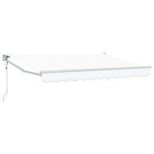 vidaXL Mark&iacute;za Biela 2,5 x 2 m Polyester a kov