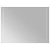 vidaXL LED k&uacute;peľňov&eacute; zrkadlo 60x80 cm
