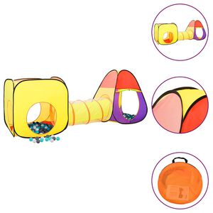 vidaXL Detsk&yacute; stan na hranie s 250 loptičkami farebn&yacute; 255x80x100 cm