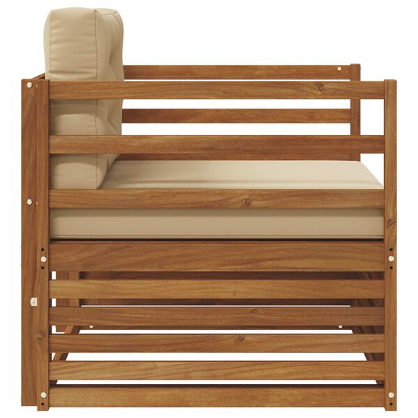 vidaXL Z&aacute;hradn&aacute; s&uacute;prava gaučov Mas&iacute;vne ak&aacute;ciov&eacute; drevo a polyester