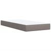 vidaXL Boxspring posteľ s matracom sivohned&yacute; 100x200 cm l&aacute;tka