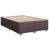vidaXL Boxspring posteľ s matracom tmavohned&aacute; 140x200 cm l&aacute;tka