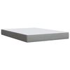 vidaXL Boxspring posteľ s matracom svetlosiv&aacute; 100x200 cm l&aacute;tka