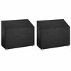 vidaXL Kryty na z&aacute;hradn&uacute; lavicu 2ks 8 očiek 160x70x70/88 cm polyetyl&eacute;n