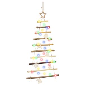 vidaXL Zavesen&yacute; vianočn&yacute; stromček 90 cm 30 LED Viac farieb