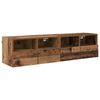 vidaXL TV Steny Skine N&aacute;stenn&yacute; 2 pcs Star&eacute; drevo 60 x 30 x 30 cm
