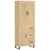 vidaXL Vysok&aacute; skrinka dub sonoma 69,5x34x180 cm spracovan&eacute; drevo