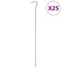 vidaXL Stanov&eacute; kol&iacute;ky 25 ks 30 cm &Oslash;4 mm pozinkovan&aacute; oceľ