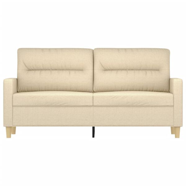 vidaXL 2-miestna pohovka kr&eacute;mov&aacute; 140 cm l&aacute;tka