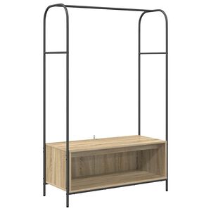 vidaXL Ve&scaron;iak na oblečenie Hned&yacute; dub 100 x 44 x 160 cm