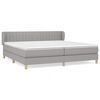 vidaXL Posteľn&yacute; r&aacute;m boxsping s matracom bledosiv&yacute; 200x200 cm l&aacute;tka