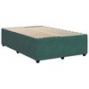 vidaXL Boxspring posteľ s matracom, tmavozelená 120x190cm, zamat