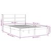 vidaXL Posteľ bez matraca 160x200 cm masívna borovica