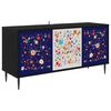 vidaXL TV skrinka MAINZ 102 x 33 x 51 cm Čierny dub Kompozitn&eacute; drevo