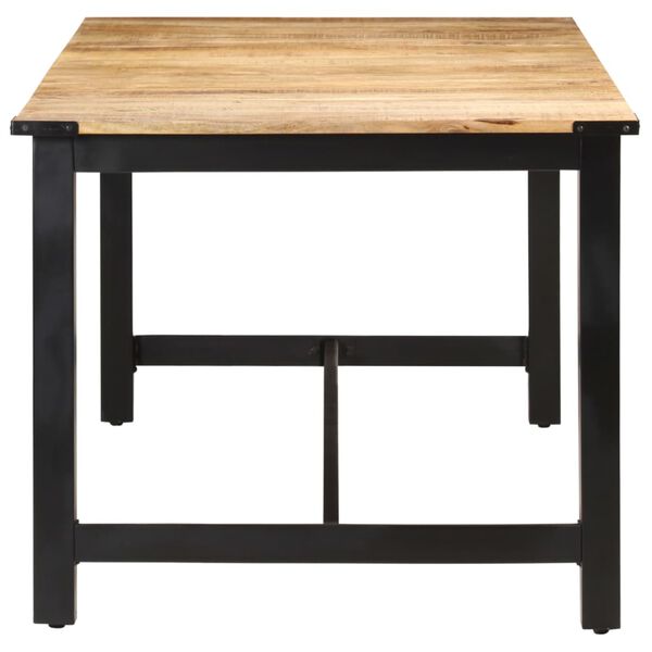 vidaXL Jedálenský stôl 180x90x76 cm, surový mangový masív
