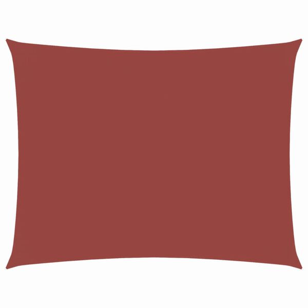 vidaXL Tieniaca plachta, oxford, obdĺžnikov&aacute; 4x6 m, tehlov&aacute;