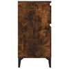 vidaXL Nočné stolíky 2 ks dymový dub 40x35x70 cm