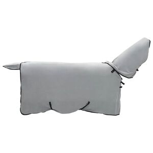 vidaXL Pl&aacute;&scaron;ť pre kone Pln&aacute; svetlo&scaron;ed&aacute; a ružov&aacute; 75 cm Polyester