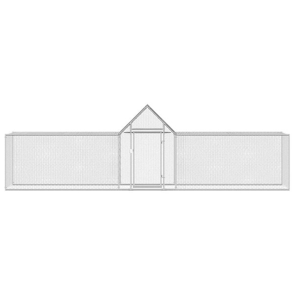 vidaXL Kur&iacute;n 5x1x1,5 m, pozinkovan&aacute; oceľ