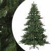 vidaXL Umel&yacute; Skl&aacute;pac&iacute; Vianočn&yacute; Stromček Zelen&aacute; 240 cm PVC, oceľ