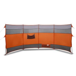 vidaXL Kempingov&yacute; vetrolam oranžov&yacute; 366x152x152 cm vodeodoln&yacute;