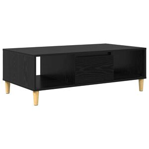 vidaXL Konferenčn&yacute; stol&iacute;k Čierny dub 102 x 55 x 35 cm Kompozitn&eacute; drevo