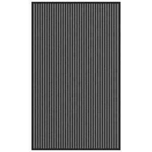 vidaXL Rohožka Stripe čierna a siv&aacute; 90x150 cm