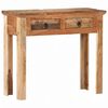vidaXL Konzolov&yacute; stol&iacute;k 90,5x30x75 cm mas&iacute;vne ak&aacute;ciov&eacute; drevo a recyklovan&eacute; drevo