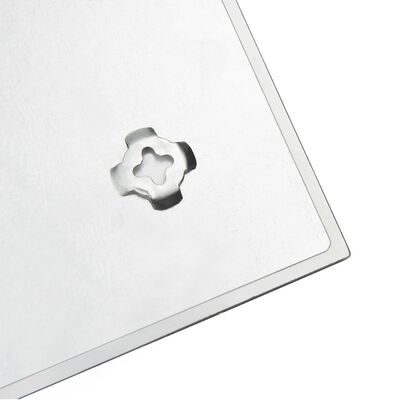 vidaXL Nástenná magnetická tabuľa sklenená 80x60 cm