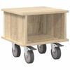 vidaXL TV stol&iacute;k Sonoma dub 37 x 35 x 35 cm Kompozitn&eacute; drevo