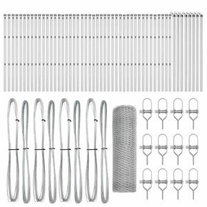 vidaXL Stĺp na plot. Strieborn&aacute;