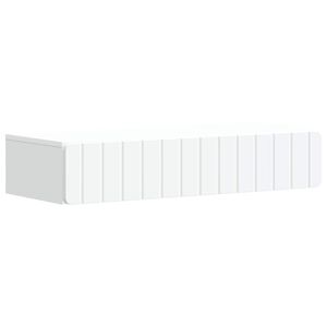 vidaXL N&aacute;stenn&yacute; bočn&yacute; st&ocirc;l Biela 87,5 x 34,5 x 17 cm Kompozitn&eacute; drevo