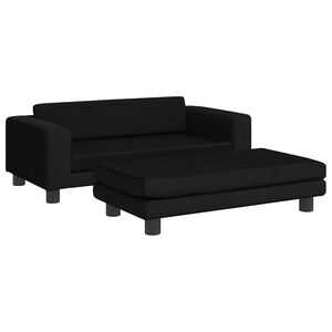 vidaXL Pelech pre psa s nadstavcom čierny 100x50x30 cm zamat