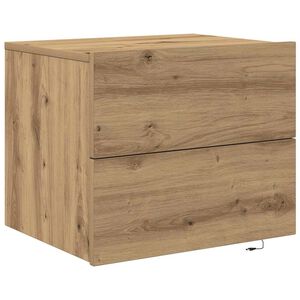 vidaXL Nočn&yacute; stol&iacute;k Remeseln&yacute; dub 50 x 39 x 41 cm Kompozitn&eacute; drevo