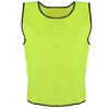 Rozlišovacia žltá športová vesta junior, 10 ks