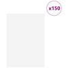 vidaXL Dekoračn&eacute; panely 150 pcs Biela 21 x 30 x 0,27 cm