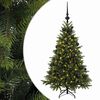 vidaXL Umel&yacute; vianočn&yacute; stromček s vianočn&yacute;mi guľami 150 cm 150 LED