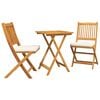 vidaXL Z&aacute;hradn&yacute; bistro set 3 ks Hned&aacute; Pevn&eacute; ak&aacute;ciov&eacute; drevo