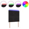 vidaXL LED hlavová doska so svetlami LED diódy Čierna 100 cm Polyester