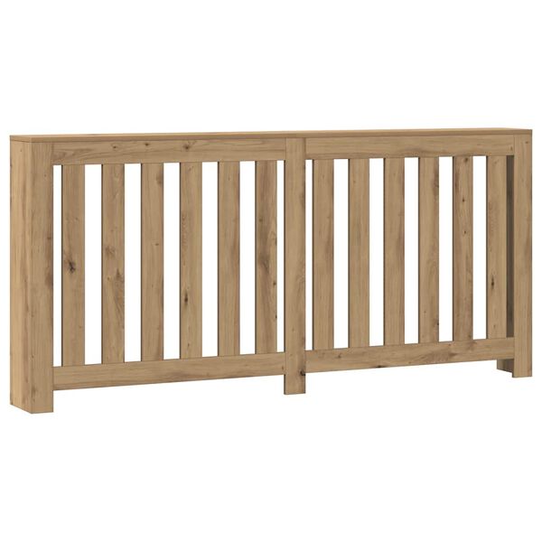 vidaXL Kryt na radi&aacute;tor dub artisan 175x20x82 cm kompozitn&eacute; drevo