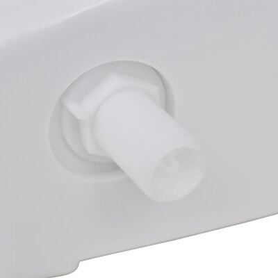 vidaXL WC nádržka so spodným prívodom vody 3/6 l, biela