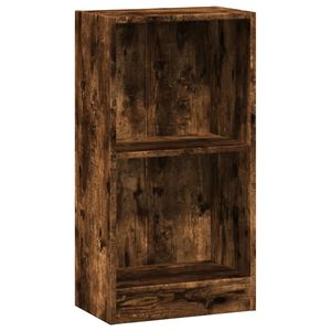 vidaXL Knižnica dymov&yacute; dub 40x24x76 cm kompozitn&eacute; drevo