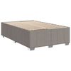 vidaXL Boxspring posteľ s matracom sivohned&aacute; 120x190 cm l&aacute;tka