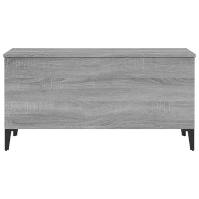 vidaXL Konferenčný stolík sivý sonoma 90x44,5x45 spracované drevo