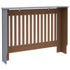 vidaXL Kryt na radiátor antracitový 112x19x81,5 cm MDF